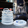Collapsible Water Container, Accordion Jerrycan, Drinking Water Storage Jug with Spigot